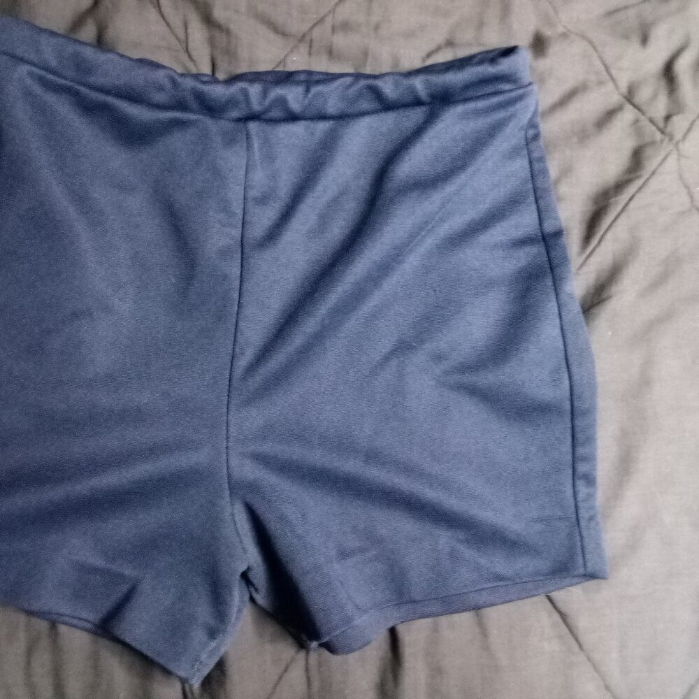 Vintage 60s West-Set Polyester Shorts - Picture 3 of 5